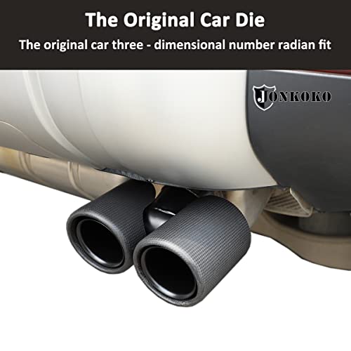 Coque de tuyau d'échappement Defender : carbone mat anti-bruit - 3