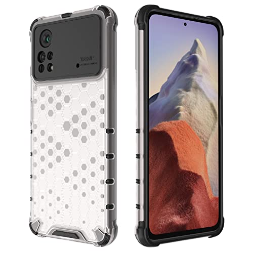Image of Glasgow Back Case Cover Designed for Poco X4 Pro 5G - Transparent