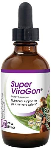 Super ViraGon - Garlic, Olive leaf extract, Oil of Oregano, and Liquid Zinc. Award-Winning