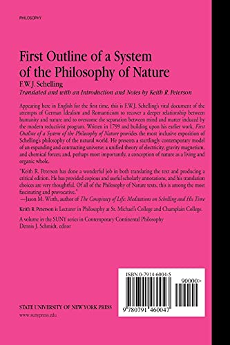 First Outline of a System of the Philosophy of Nature (Contemporary Contin Philosophy) - Image 2
