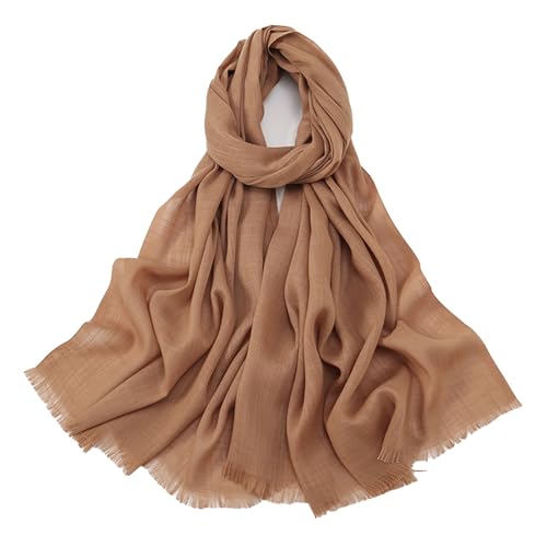 Women's Summer Scarf Lightweight And Soft Bamboo Cotton Headscarf