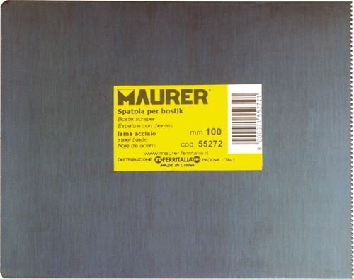 Spatola Dentata lama Blu misura 80 mm Maurer cf. 6 Pz