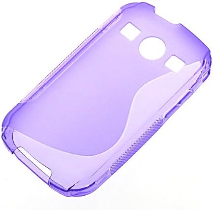 HKCFCASE S-line Flexible Gel TPU Silicone Back Soft Shell Case Cover For Samsung Galaxy Xcover 2 S7710 Purple