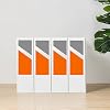 Amazon Basics 3 Ring Binders, 2 Inch, D-Ring Organizer for School, Home Office, White, 4 Pack