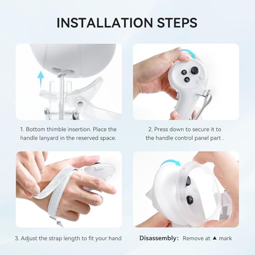 Sangles Pico 4 Ultra AMVR pour jouer en VR sans risquer de lâcher vos manettes