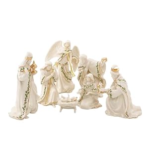 Lenox 806053 Holiday 7-Piece Mini Nativity Set, 4-Inch, 7 Count, Christmas Decor Lenox 806053 Holiday 7 Piece Mini Nativity Set 4 Inch 7 Count Christmas Decor