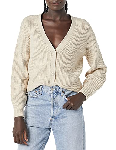 Amazon Essentials Women's Soft Touch Ribbed Blouson Cardigan