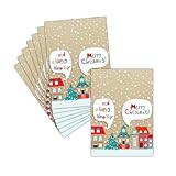✅ COMPLET : Cartes Merry Christmas (Noël en anglais) Format carte postale (2 autres formats disponibles)