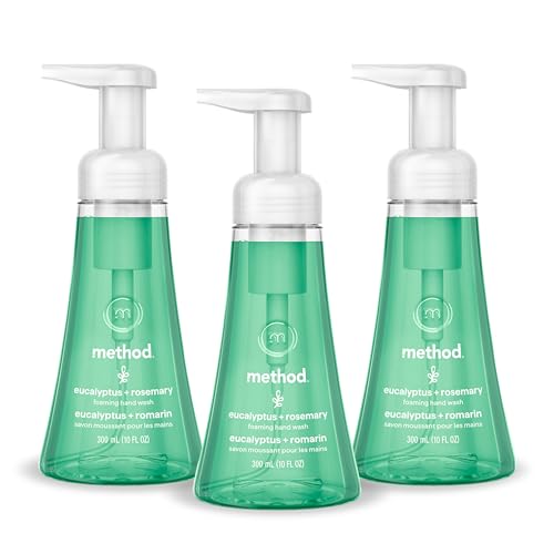 Method Foaming Hand Wash, Eucalyptus + Rosemary, 10 fl oz, 3 pack