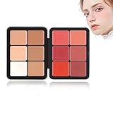 Carla Secret Concealer Palette,Carla's Secret Makeup,Carla Secret Makeup Palette,Carla Secret Concealer,Maquillaje de cobertura completa de larga duración para una piel impecable(Styled)