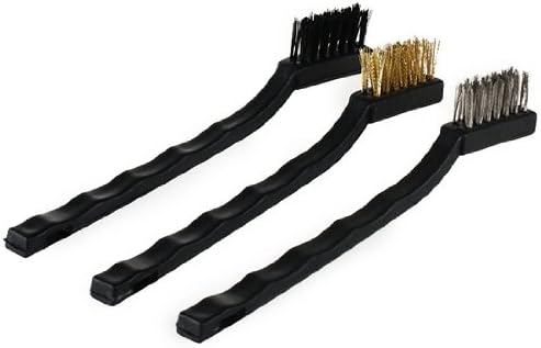 GOVOLIN Easy parts 3-piece Engine Motor Cleaning Brush Set (Black)