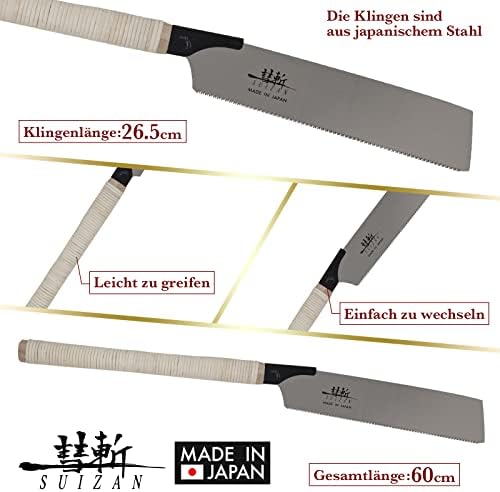 SUIZAN Kataba japońska piła ręczna 265 mm (pojedyncza krawędź) piła ciągowa (Kataba)