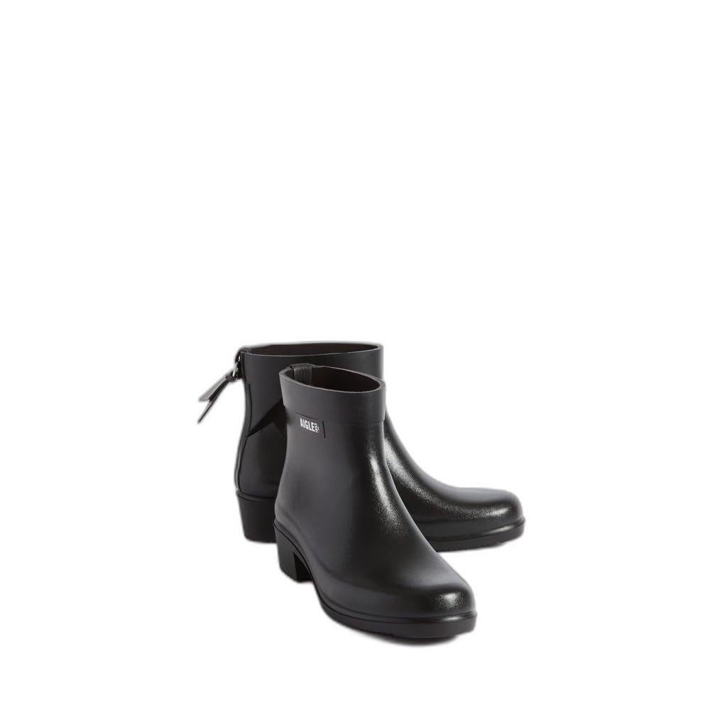 Aigle Women's Noir Rain Boots Myrica