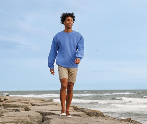 Image of Charles River Apparel Unisex Camden Crew Neck Sweatshirt, Men's & Women's Relaxed Pullove