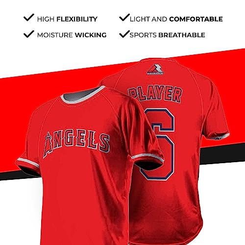 Camiseta personalizada unisex de béisbol con nombre y número impresos para hombres, mujeres y jóvenes talla YS-5XL miniatura 6