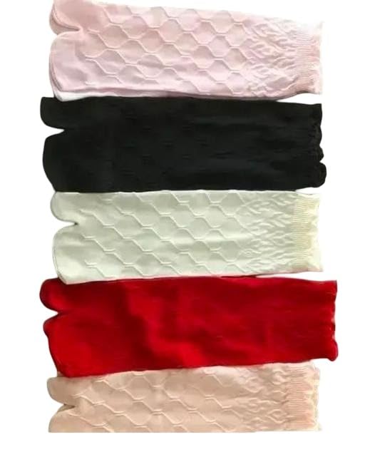 Trendy & Attractive Women's & Girls' Nylon Summer Ankle Socks | Solid Black Fashion Socks | Soft & Comfortable Regular | Pack of 5 Pairs Black free size-image-47