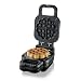 Produktbild Cloer 6150 Waffelkucheneisen, Waffeleisen für gefüllte Waffeln, Mini Waffeln 11,5 cm Ø oder mit Abstandsring für XXL Füllungen, Antihaftbeschichtung, 800 W, schwarz