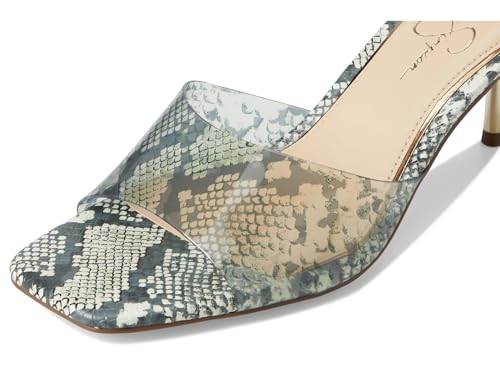 Image of Jessica Simpson Celisha Lucite High Heel Sandals