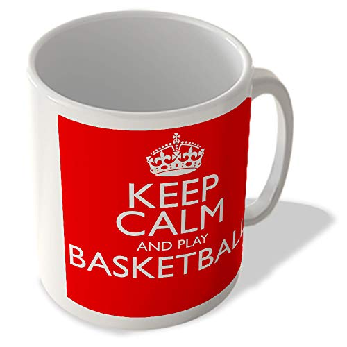McMug - Keep Calm and Play Basketball - Mug, Ceramic, 11fl.oz.