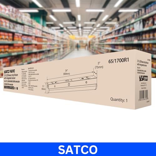 Tira LED lineal Satco 2FT con sensor y atenuador miniatura 7