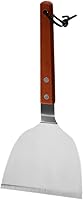 Vista 1 de Mango de madera Filete de cocina Espátula de acero inoxidable Turner Grill Herramienta de corte