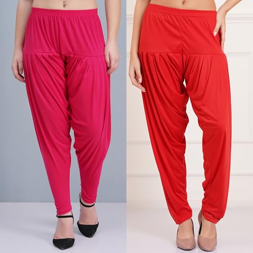 Image of Buy That Trendz Patiala Pant for Women Viscose Relaxed Fit Dhoti Patiyala Salwar Harem Style Bottom Pants