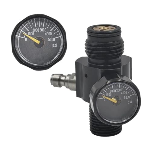 Régulateur de pression pour réservoir d'air comprimé M18 x 1.5 ajustable 0-2500 psi - 2