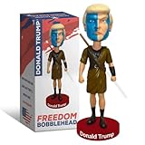 Donald Trump Freedom Bobblehead, Premium Polyresin Collectible Statue, Trumpinator | for MAGA Trump 2024 Supporters and American Patriots, 8 Inches Tall