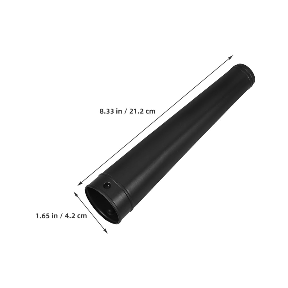 ifundom Tubo Soffiatore con Ugello Piatto per Asciugacapelli, Accessorio Portatile Resistente al Calore, Set 2 Pezzi per Migliorare Flusso D’aria in Utensili Elettrici da Giardino