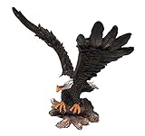 SLIFKA Eagle with Spread Wings Figurine, 7-inches Multicolor