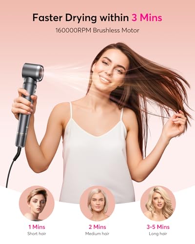 Image of 2-in-1 Hair Dryer Brush, Ionic Blow Dryer Brush for Fast Drying & Styling, Hot Air Brush for Smooth, Frizz-Free & Volumizing Hair, Lightweight Easy-to-Use for Daily Styling