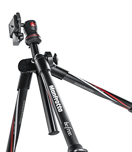 Manfrotto MKBFRC4-BH Befree Carbon Fibre Travel Tripod with Ball Head - Black