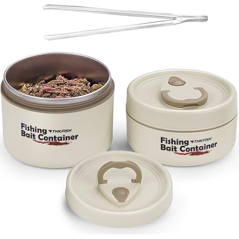 THKFISH Stainless Steel Bait Container Cover