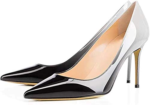 Axellion Women's Closed Toe Stiletto Pumps, Pointed Toe High Heels for Wedding, Prom, Office & Daily Wear3