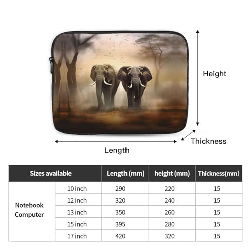 Funda para portátil 17 pulgadas con diseño animal miniatura 4