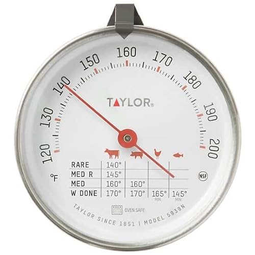 Taylor 5939 Taylor 5939N Analog Bimetal Meat Thermometer, Nsf Listed #TOP17