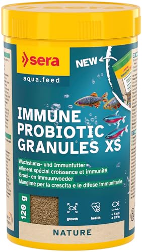 sera ImmunPro Mini Nature 250 ml (120 g) Alimento probiótico de Crecimiento para Peces Ornamentales de hasta 4 cm