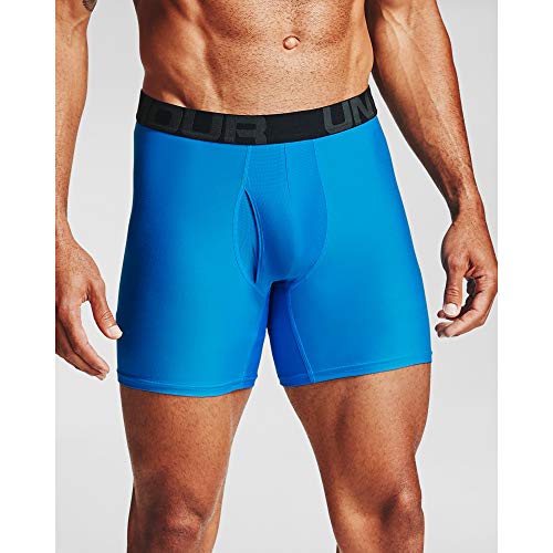 Under Armour Men's Tech 6-inch Boxerjock 1-Pack , Electric Blue (428)/Black , Large