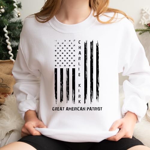 Pray for Charlie Kirk Sweatshirt, Patriotic Charlie Kirk T-Shirt, Faith-Based Unisex Tee, Political Awareness Top RIP 2025, Charlie Kirk Patriot Sweatshirt2