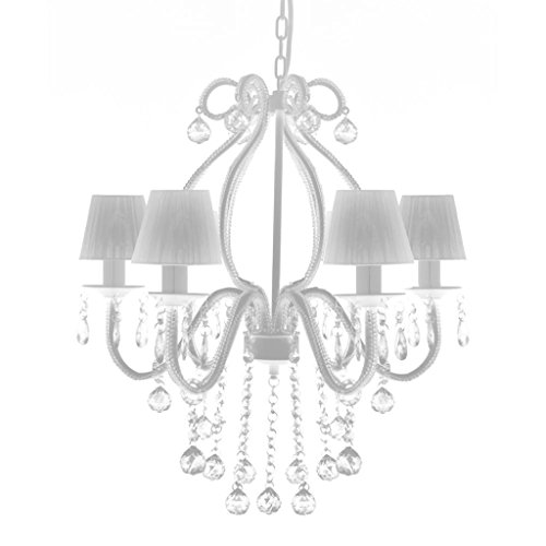 Tidyard Lustre Salon Lampe Suspendue Néo Baroque Plafonnier 6 Feux 2300 Pampilles Cristal Luxueuse