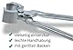 AMKA Hufzange 14 - Hufeisen/Abnehmzange mit gerippter Außenseite Horse Shoe Pull off Pincher