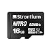 Produktbild Strontium Nitro SRN16GTFU1QA Micro-SDHC-Speicherkarte (16 GB, 85 MB/s, UHS-I, U1, Klasse 10, mit Adapter, High Speed, für Smartphones, Tablets, Drohnen, Action-Cams