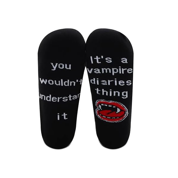 G2TUP Vampire Merchandise Socks It's a Vampire Thing TVD Show Socks for Women Men