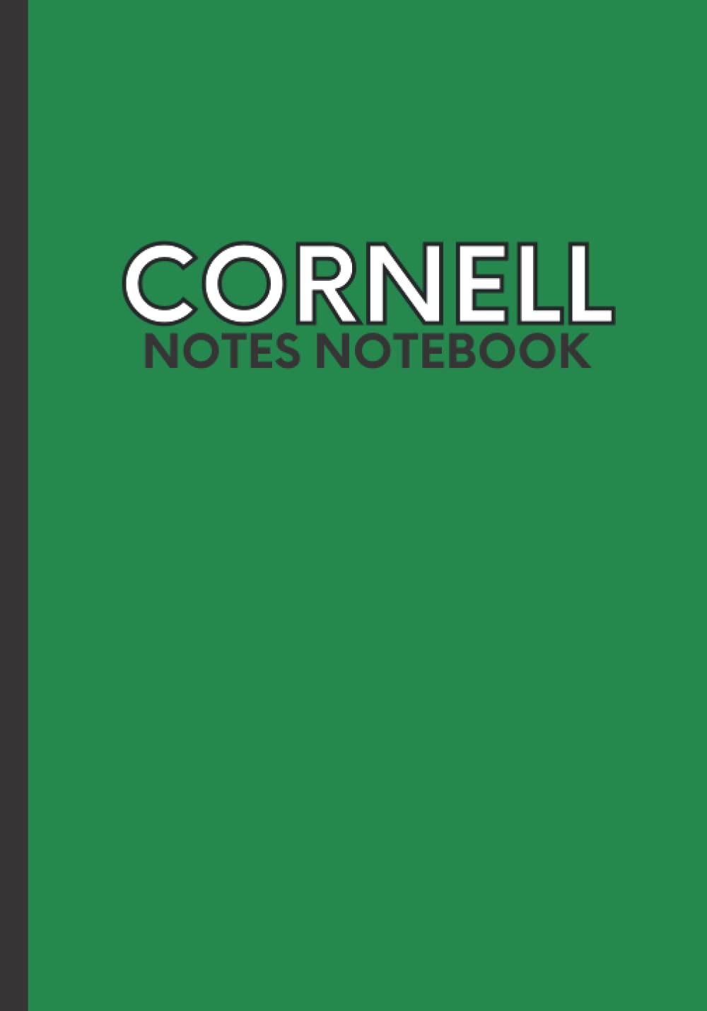 Cornell Notes Notebook: Note Taking System for Students, Teachers, School, Work | College Ruled | Green