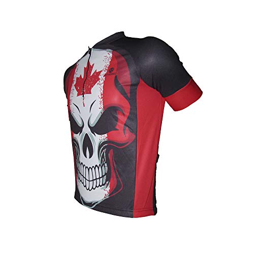 CAMISA CICLISMO SKULL RED - UNISSEX M