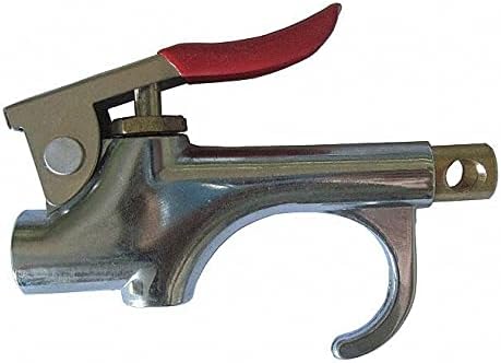 Speedaire Chrome Plated Aluminum Thumb Lever Air Gun; Max. Inlet Pressure: 150 psi - 22YK47