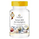 Selen 3-er Komplex - 250 Tabletten mit je 200µg - Komplex aus Selenhefe, Selenmethionin und Natriumselenit - HOCHDOSIERT - Deutsche Apothekenqualität - vegan | Warnke Vitalstoffe