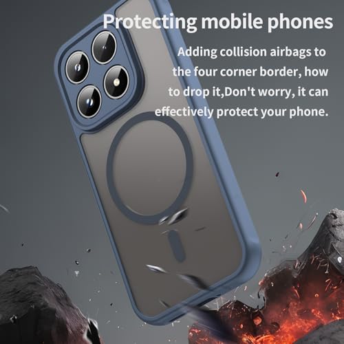 Image of for Xiaomi 17 Magnetic Case Anti Drop PC + TPU Phone Cover - Blue