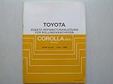 toyota corolla 4wd  Toyota Corolla 4wd (Kombi) AE95 Serien - Zusatz-Reparaturanleitung für Kollisionsschäden