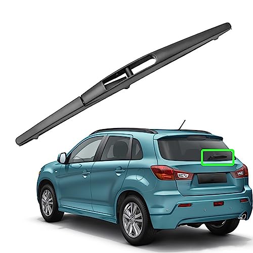 WatSKY Auto Posteriore Kit Tergicristallo,per Mitsubishi ASX 2010-2016,ABS Lama Braccio Tergicristallo Sostituzione Ricambi Vetro Pulito Durevole,Rear Wiper